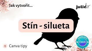 Canva  jak vytvořit stín  siluetu [upl. by Ardnael]