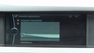 BMW Animated Explanations Adaptive Headlights [upl. by Elkcim50]