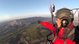 Flight to Mount Sainte Victoire Aix en Provence  Vol paramoteur à la Sainte Victoire [upl. by Cavanaugh163]