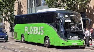 092 McGills Scotland West Flixbus Yutong GT12 0556 SG24 UHA [upl. by Einhpad116]