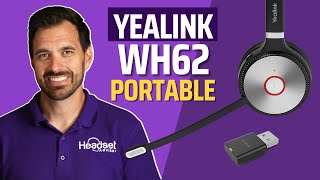 Yealink WH62 Portable Dect Wireless Headset Review [upl. by Latonia]