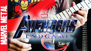 Avengers Endgame quotMain on Endquot Theme Song Guitar  Marvel Cover [upl. by Mcroberts833]