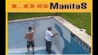 como poner gresite en una piscina [upl. by Mays]