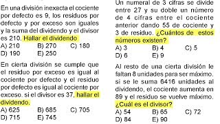 División Aritmética y sus Propiedades Ejercicios resueltos de Matemáticas [upl. by Odlauso]