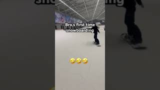 First time snowboarding 🤣🤣🤣🤣🤣🤣🤣🤣🤣🤣🤣🤣💀💀💀💀💀💀 [upl. by Ttessil]