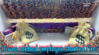 I was robbed employee started fire to cover it up Coin Pusher [upl. by Asaret3]