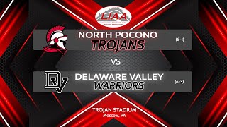 Varsity Football North Pocono vs Delaware Valley [upl. by Malliw668]