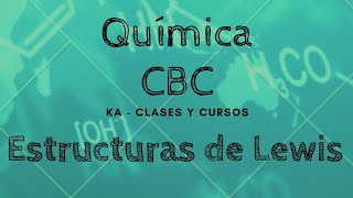 QUÍMICA CBC  Estructura de Lewis de Oxoácidos y Oxosales [upl. by Ora]