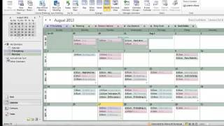 Create and Share Calendar in Outlook [upl. by Ahserkal]