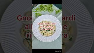 GNOCCHI SARDI O MALLOREDDUS CON RUCOLA ricette pastaitaliana cucinasana pasta cucinare gnocchi [upl. by Erminna]