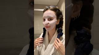 Şeffaflaşan maske denediiimm✨ reklam şeffaflaşanmaske maske koreanskincare skincare [upl. by Tracay]