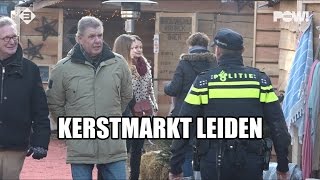 Bezoekers kerstmarkt Leiden boos [upl. by Korb133]