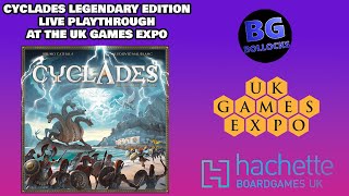 Cyclades Legendary Edition Live Playthrough At The UKGE [upl. by Vanya860]