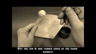 Bookbinding 101 Determining the Paper Grain [upl. by Eerok]