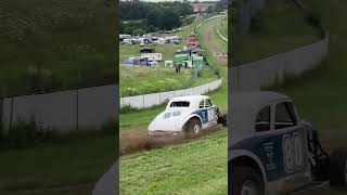 Rust‘n‘Dust Jalopy Vintage Dirt Track Race 2023 Bergring Teterow [upl. by Johen]