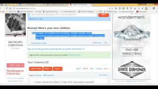 How to Create a Citation for a Website [upl. by Tifanie]