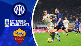 Inter vs Roma  Extended Highlights  Serie A  CBS Sports Golazo [upl. by Viglione]