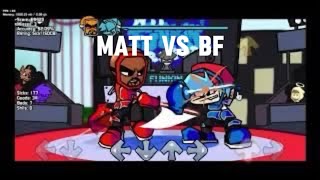 Matt vs Bf Boxing mode Friday Night Funkin Wii Resort Mod [upl. by Htrap]