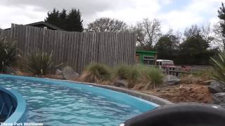 Rocky River Falls On Ride  POV Wicksteed Park [upl. by Asle]