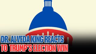 Dr Alveda King Reacts To Trumps Election Win [upl. by Brod]