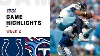 Colts vs Titans Week 2 Highlights  NFL 2019 [upl. by Dlorag531]