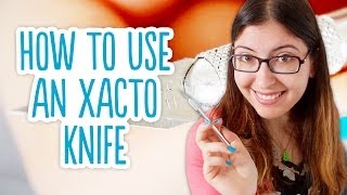 How to Use an Xacto Knife [upl. by Kasper685]