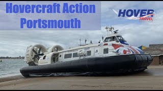 Hovercraft Action  Southsea Portsmouth [upl. by Niuqauj242]