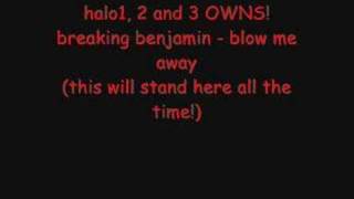 breaking benjamin  blow me away [upl. by Hairas]