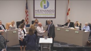 Hernando Schools  Veterans Recognition  2023  December  August Bents [upl. by Etnaid]