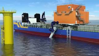 Subsea rock installation vessel Bravenes [upl. by Kciwdahc]