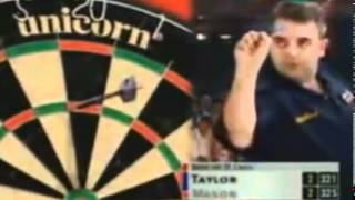 Phil taylor 1st 9 darter [upl. by Ahsaeyt]