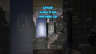 Armani Acqua Di Gio Profondo Edp Fragrance Unboxing [upl. by Suvart712]