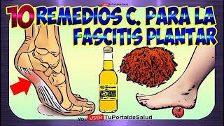 Remedios y Tratamientos Fascitis Plantar  10 Remedios Caseros para la Fascitis Plantar👣 [upl. by Novhaj71]