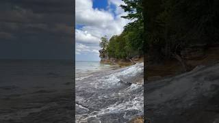 Chapel Rock BEST hike on Michigans Upper Peninsula Pictured Rocks shorts [upl. by Assiluy]