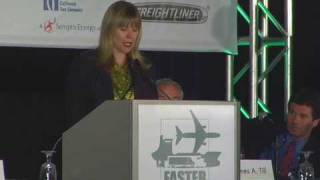 Sherry Beall as Master of Ceremonies for the Faster Freight Cleaner Air Conference [upl. by Marlea244]