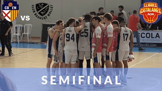 CB LHOSPITALET vs CB MOLLET  Semifinal Lliga Catalana [upl. by Adnamma]