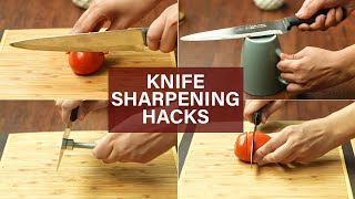 Knife Sharpening  How to Sharpen a Knife at home  Beginners Guide to Sharpen a Knife shorts [upl. by Nipha]