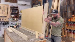 Make Closet Doors at Home  Crazy Easy Remodel Project [upl. by Eade628]