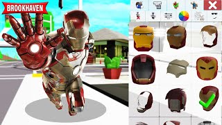 How to Make IRON MAN in Brookhaven [upl. by Lulu863]