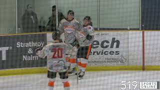 WOSHL  Alvinston Killer Bees vs Strathroy Jets [upl. by Walter35]