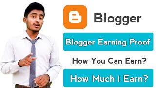 Blogger Earning proof  How Much i Earn From Blogger 2023  Earn Money From Blogger 2023 [upl. by Ahsekin]