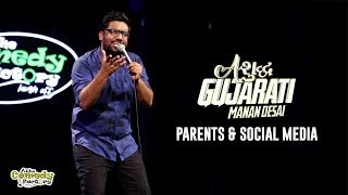 Parents amp Social Media  Ashudh Gujarati  Stand Up Comedy by Manan Desai [upl. by Mungam989]