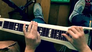 Beginner Lap Steel Lesson  Behind Bar Bends Chords and Harmonics [upl. by Dorthea]