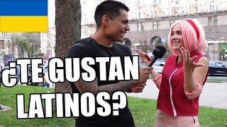 Que piensan las UCRANIANAS de los LATINOS🇺🇦😎 Entrevistas shorts [upl. by Kcirneh246]