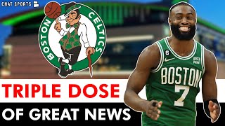 Boston Celtics Just Got A TRIPLE DOSE Of GREAT NEWS [upl. by Michelina216]