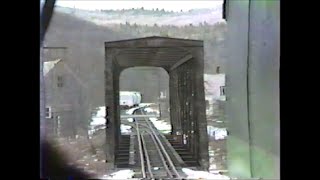 Cab amp Caboose Ride on the Green Mountain RR Part 1 1984 [upl. by Nivlak]