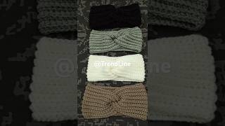 Crochet headbands TrendLine313 crochet headband earwarmer warmer crocheting fashion foryou [upl. by Srednas]