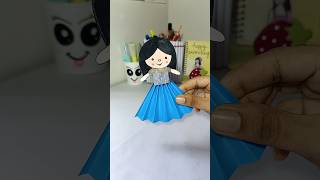 Cute DIY Paper Doll 🎀✨  Simple doll making using paper [upl. by Hesper]