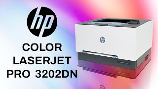 Présentation de limprimante HP Color LaserJet Pro 3202dn [upl. by Ioves448]