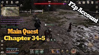 Main Quest Chapter 345 quotBoss Italoquot l Low Accuracy l No Epic WSMount l F2p l Night Crows [upl. by Neddie]